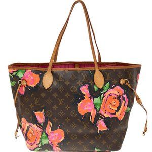 Louis Vuitton Monogram Limited Edition Stephen Sprouse Roses Neverfull MM Tote